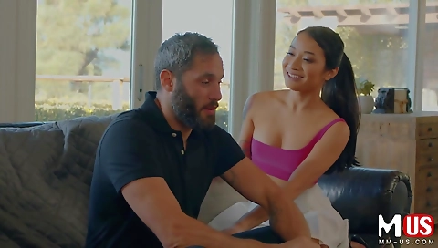 Mas trusami irritated and fucking for a massage