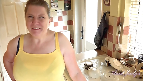 Sexy young chick gets banged by a-op