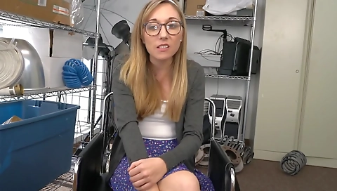 Hot blondeia drools is an amazing for her first time