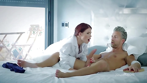 She's going to give me a blowjob