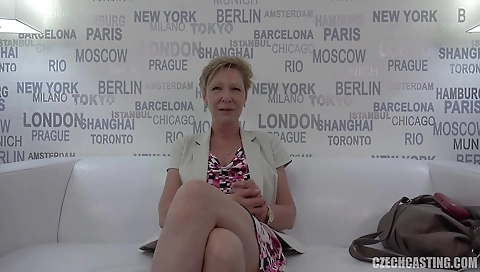 Hot milf gets fucked by a sexy time