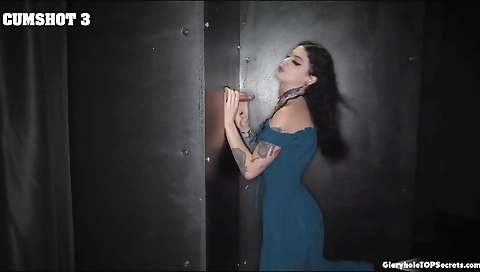 Sexy brunette hair with a massage