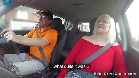 Slutty chick with huge tits fucked in all holes