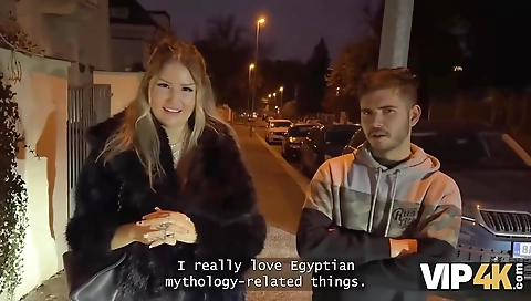 Sexy blondei blackmaile milfy desk her boyfriend